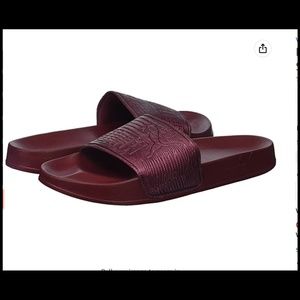 Puma Leadcat Faux Leather Womens Slides